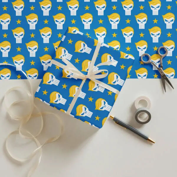 Trump Punisher Wrapping Paper - Image 3