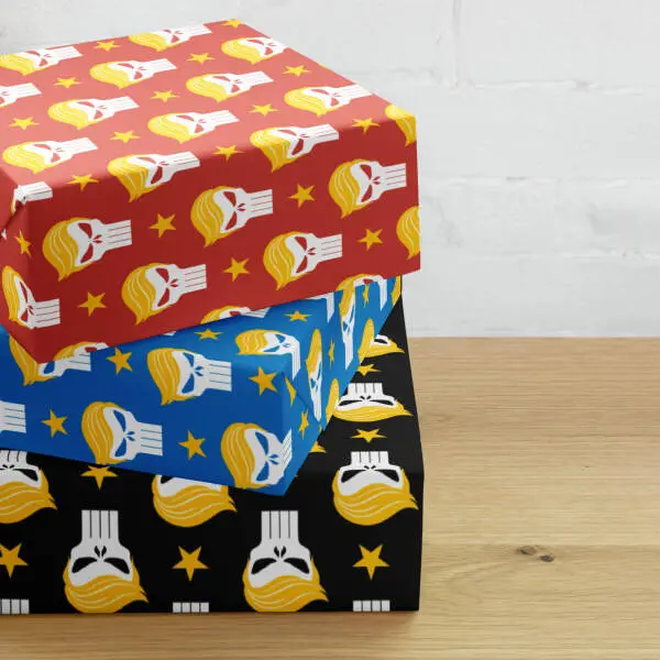 Trump Punisher Wrapping Paper - Image 2