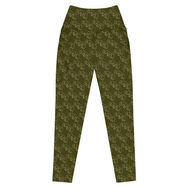 Join Or Die Women's Pocket Leggings (Army)