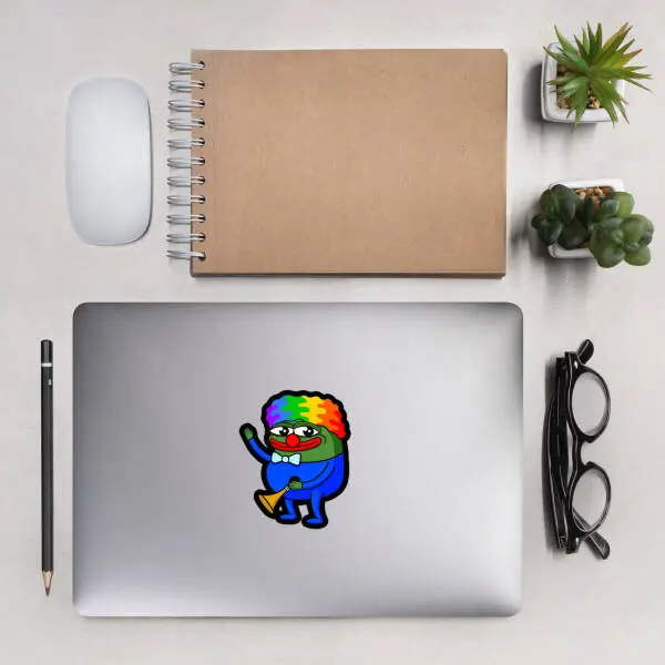 Pepe The Clown Sticker - Image 3