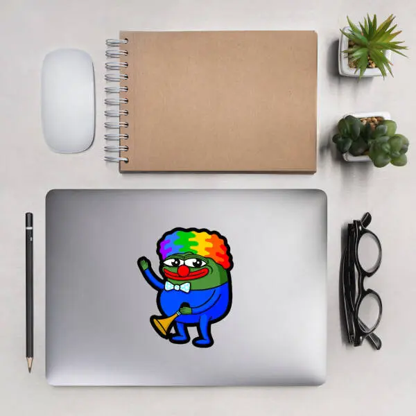 Pepe The Clown Sticker - Image 4